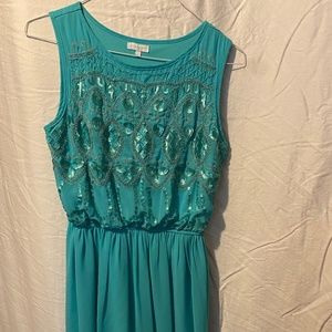 EUC Jun&Ivy short aqua dress